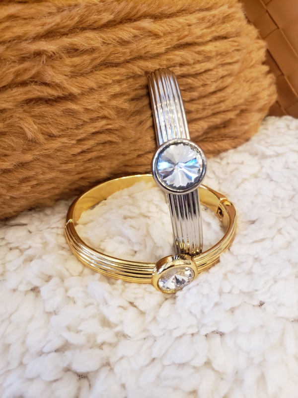 Bracelete Pedra Dourado