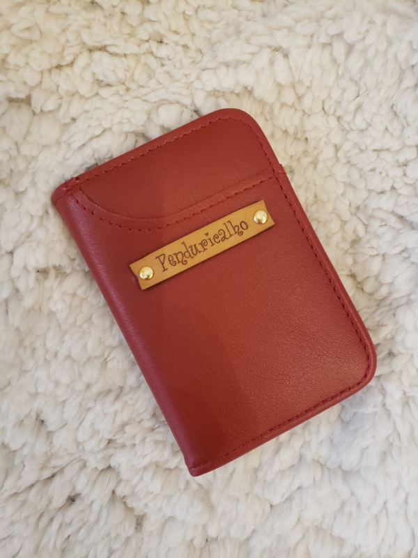 Porta Cartão Vermelho