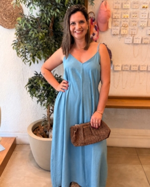 Vestido Serena Azul